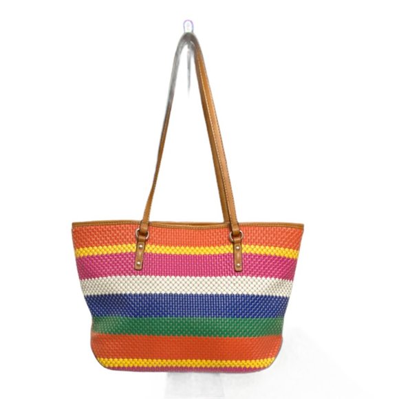 Nine West Handbags - Nine West Multi Colored Rainbow Tote